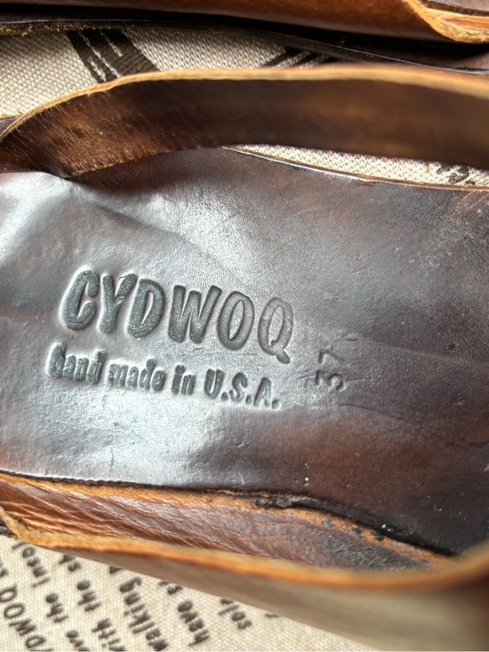 Cydwoq Handcrafted Leather Sandals - Picture 8 of 10